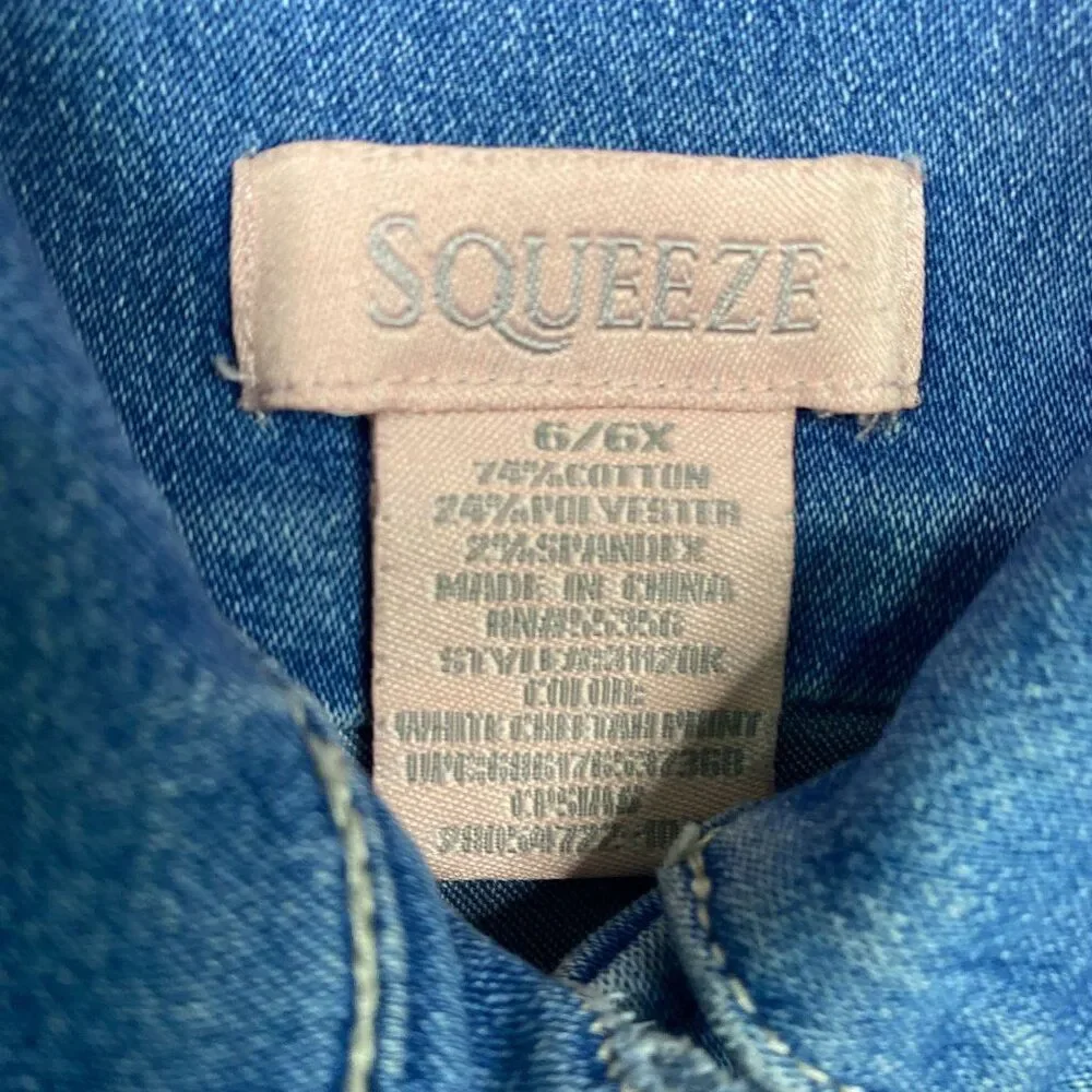 Squeeze Size 6X Jean Jacket
